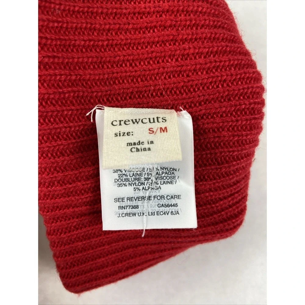Jcrew Crewcuts Kids Snow Storm Beanie With Pom, One Size Fits Most